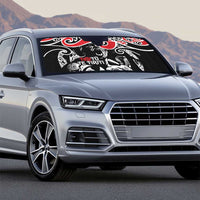 Aotearoa Toitu Te Tiriti Auto Sun Shade New Zealand Stand Together Stand Stronger LT9 - Polynesian Pride