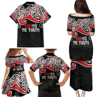 Aotearoa Toitu Te Tiriti Family Matching Puletasi and Hawaiian Shirt New Zealand Stand Together Stand Stronger LT9 - Polynesian Pride