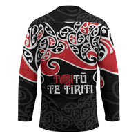 Aotearoa Toitu Te Tiriti Hockey Jersey New Zealand Stand Together Stand Stronger LT9 - Polynesian Pride