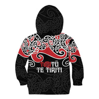 Aotearoa Toitu Te Tiriti Kid Hoodie New Zealand Stand Together Stand Stronger LT9 - Polynesian Pride