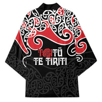 Aotearoa Toitu Te Tiriti Kimono New Zealand Stand Together Stand Stronger LT9 - Polynesian Pride
