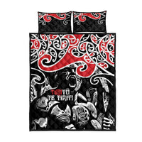 Aotearoa Toitu Te Tiriti Quilt Bed Set New Zealand Stand Together Stand Stronger LT9 - Polynesian Pride