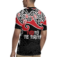 Aotearoa Toitu Te Tiriti Rugby Jersey New Zealand Stand Together Stand Stronger LT9 - Polynesian Pride