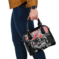 Aotearoa Toitu Te Tiriti Shoulder Handbag New Zealand Stand Together Stand Stronger LT9 - Polynesian Pride
