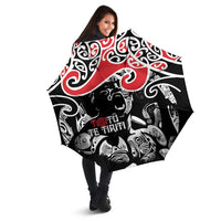 Aotearoa Toitu Te Tiriti Umbrella New Zealand Stand Together Stand Stronger LT9 - Polynesian Pride
