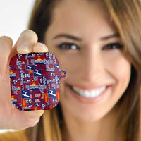 Kiribati Tekeraoi n te Kiritimati AirPods Case Pacific Patchwork Xmas Vibes - Polynesian Pride