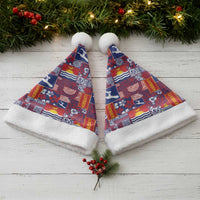Kiribati Tekeraoi n te Kiritimati Christmas Santa Hat Pacific Patchwork Xmas Vibes - Polynesian Pride