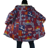 Kiribati Tekeraoi n te Kiritimati Cloak Pacific Patchwork Xmas Vibes - Polynesian Pride
