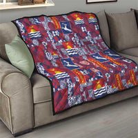 Kiribati Tekeraoi n te Kiritimati Quilt Pacific Patchwork Xmas Vibes - Polynesian Pride