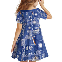 Marshall Islands Merry Christmas Family Matching Off The Shoulder Long Sleeve Dress and Hawaiian Shirt Pacific Patchwork Xmas Vibes LT9 - Polynesian Pride