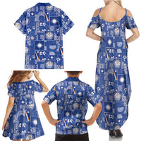 Marshall Islands Merry Christmas Family Matching Summer Maxi Dress and Hawaiian Shirt Pacific Patchwork Xmas Vibes LT9 - Polynesian Pride