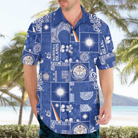 Marshall Islands Merry Christmas Hawaiian Shirt Pacific Patchwork Xmas Vibes - Polynesian Pride