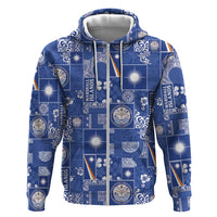 Marshall Islands Merry Christmas Hoodie Pacific Patchwork Xmas Vibes - Polynesian Pride