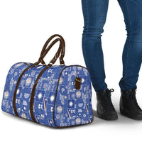 Marshall Islands Merry Christmas Travel Bag Pacific Patchwork Xmas Vibes - Polynesian Pride