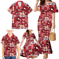Tahiti Oaoa I Teie Noera Family Matching Mermaid Dress and Hawaiian Shirt Pacific Patchwork Xmas Vibes LT9 - Polynesian Pride