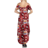 Tahiti Oaoa I Teie Noera Family Matching Summer Maxi Dress and Hawaiian Shirt Pacific Patchwork Xmas Vibes LT9 - Polynesian Pride