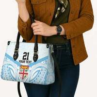 Fiji Football Custom Leather Bag Bula Boys Go Champions - Polynesian Pride