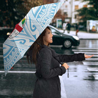 Fiji Football Custom Umbrella Bula Boys Go Champions - Polynesian Pride