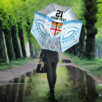 Fiji Football Custom Umbrella Bula Boys Go Champions - Polynesian Pride