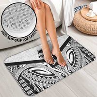 New Zealand Football Custom Bathroom Set All White Fern Go Champions LT9 - Polynesian Pride
