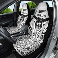 New Zealand Football Custom Car Seat Cover All White Fern Go Champions LT9 - Polynesian Pride