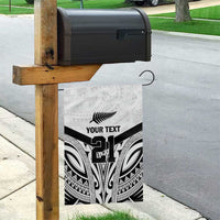 New Zealand Football Custom Garden Flag All White Fern Go Champions LT9 - Polynesian Pride