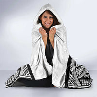 New Zealand Football Custom Hooded Blanket All White Fern Go Champions LT9 - Polynesian Pride