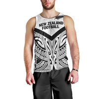New Zealand Football Custom Men Tank Top All White Fern Go Champions LT9 - Polynesian Pride