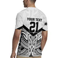 New Zealand Football Custom Rugby Jersey All White Fern Go Champions LT9 - Polynesian Pride