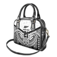 New Zealand Football Custom Shoulder Handbag All White Fern Go Champions LT9 - Polynesian Pride