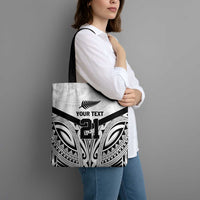 New Zealand Football Custom Tote Bag All White Fern Go Champions LT9 - Polynesian Pride