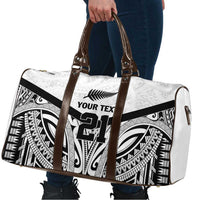 New Zealand Football Custom Travel Bag All White Fern Go Champions LT9 - Polynesian Pride