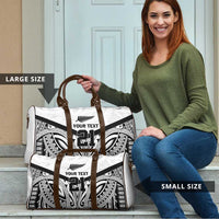 New Zealand Football Custom Travel Bag All White Fern Go Champions LT9 - Polynesian Pride