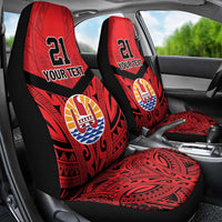 Tahiti Football Custom Car Seat Cover Toa Aito Go Champions LT9 - Polynesian Pride