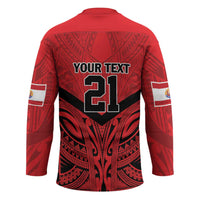 Tahiti Football Custom Hockey Jersey Toa Aito Go Champions - Polynesian Pride