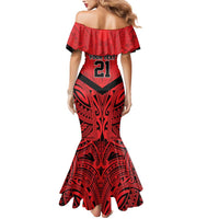 Tahiti Football Custom Mermaid Dress Toa Aito Go Champions LT9 - Polynesian Pride