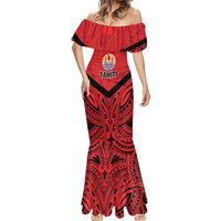 Tahiti Football Custom Mermaid Dress Toa Aito Go Champions LT9 - Polynesian Pride