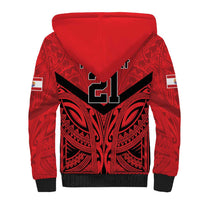 Tahiti Football Custom Sherpa Hoodie Toa Aito Go Champions LT9 - Polynesian Pride