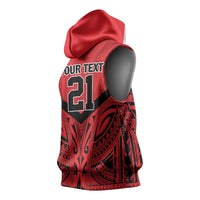 Tahiti Football Custom Sleeveless Hoodie Toa Aito Go Champions LT9 - Polynesian Pride