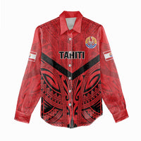 Tahiti Football Custom Women Casual Shirt Toa Aito Go Champions LT9 - Polynesian Pride