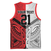 New Caledonia-Tahiti Football Custom Basketball Jersey Together Go Champions LT9 - Polynesian Pride
