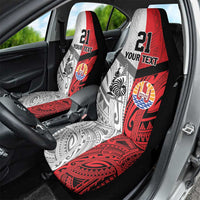 New Caledonia-Tahiti Football Custom Car Seat Cover Together Go Champions LT9 - Polynesian Pride
