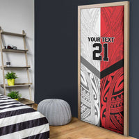 New Caledonia-Tahiti Football Custom Door Cover Together Go Champions LT9 - Polynesian Pride