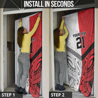 New Caledonia-Tahiti Football Custom Door Cover Together Go Champions LT9 - Polynesian Pride