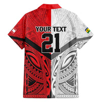 New Caledonia-Tahiti Football Custom Family Matching Long Sleeve Bodycon Dress and Hawaiian Shirt Together Go Champions LT9 - Polynesian Pride