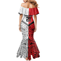 New Caledonia-Tahiti Football Custom Family Matching Mermaid Dress and Hawaiian Shirt Together Go Champions LT9 - Polynesian Pride