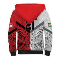New Caledonia-Tahiti Football Custom Sherpa Hoodie Together Go Champions LT9 - Polynesian Pride