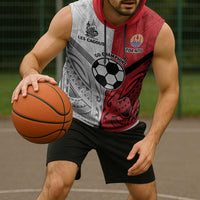 New Caledonia-Tahiti Football Custom Sleeveless Hoodie Together Go Champions LT9 - Polynesian Pride