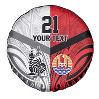 New Caledonia-Tahiti Football Custom Spare Tire Cover Together Go Champions LT9 - Polynesian Pride