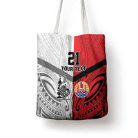 New Caledonia-Tahiti Football Custom Tote Bag Together Go Champions LT9 - Polynesian Pride